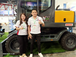 Excavator Seri B 75 ECO Produk Baru Xinyuan Hadir di Pameran Indonesia Energy dan Engineering (IEE) 2025