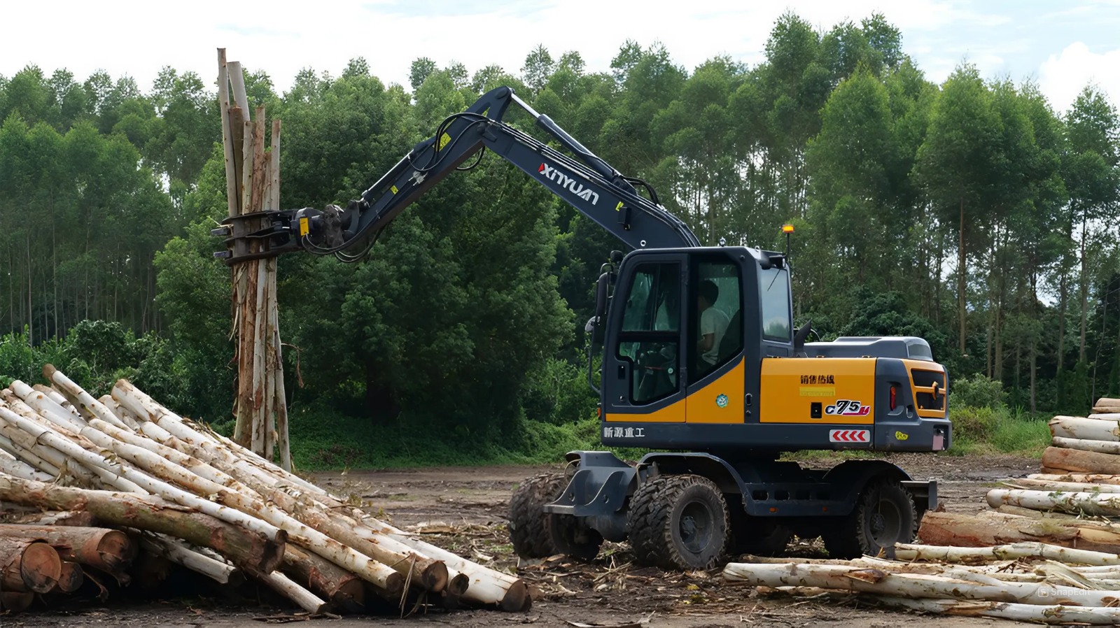 Banyak Alat Tak Berani Masuk Hutan. Bisakah Excavator Roda Bekerja di Area Kehutanan?